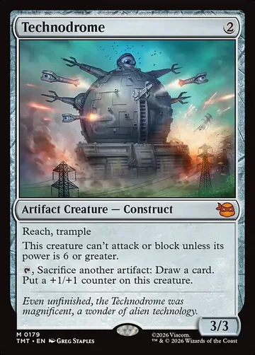 Technodrome 179, carta de Magic: The Gathering de Teenage Mutant Ninja Turtles