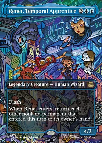 Renet, Temporal Apprentice 202, carta de Magic: The Gathering de Teenage Mutant Ninja Turtles