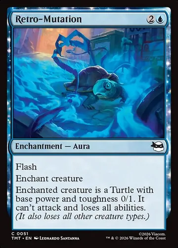 Retro-Mutation 51, carta de Magic: The Gathering de Teenage Mutant Ninja Turtles
