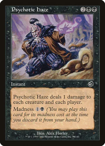 Psychotic Haze 76, carta de Magic: The Gathering de Torment