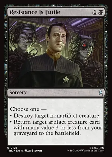 Resistance Is Futile 125, carta de Magic: The Gathering de Star Trek