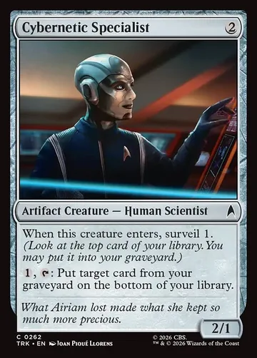 Cybernetic Specialist 262, carta de Magic: The Gathering de Star Trek