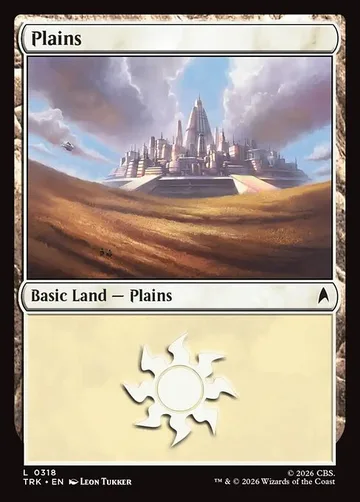 Plains 318, carta de Magic: The Gathering de Star Trek