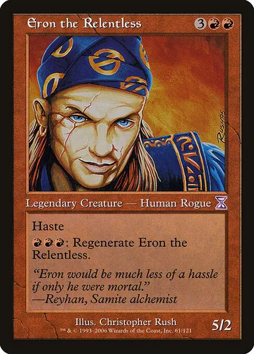 Eron the Relentless 61, carta de Magic: The Gathering de Time Spiral Timeshifted