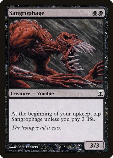 Sangrophage 127, carta de Magic: The Gathering de Time Spiral