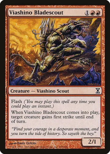 Viashino Bladescout 185, carta de Magic: The Gathering de Time Spiral