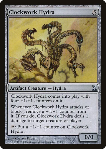 Clockwork Hydra 253, carta de Magic: The Gathering de Time Spiral