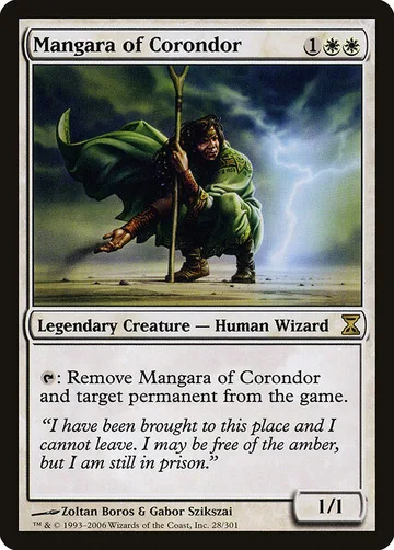 Mangara of Corondor 28, carta de Magic: The Gathering de Time Spiral