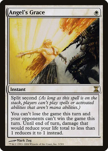 Angel's Grace 3, carta de Magic: The Gathering de Time Spiral