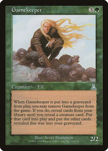 Gamekeeper 106, carta de Magic: The Gathering de Urza's Destiny