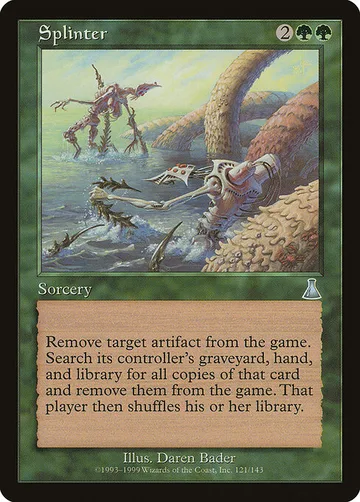 Splinter 121, carta de Magic: The Gathering de Urza's Destiny