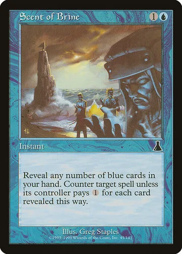 Scent of Brine 45, carta de Magic: The Gathering de Urza's Destiny