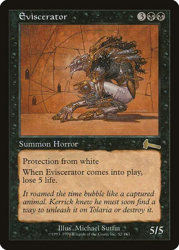 Eviscerator 52, carta de Magic: The Gathering de Urza's Legacy