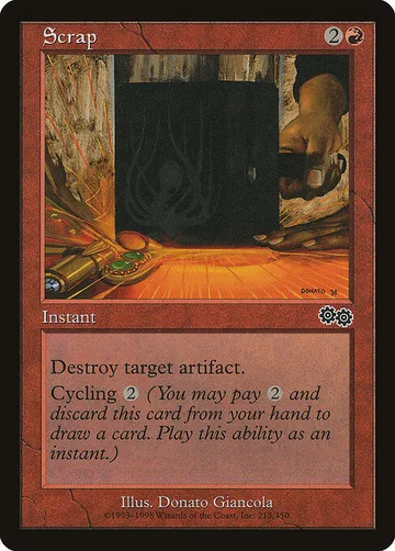 Scrap 213, carta de Magic: The Gathering de Urza's Saga