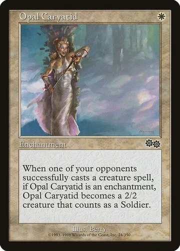 Opal Caryatid 24, carta de Magic: The Gathering de Urza's Saga