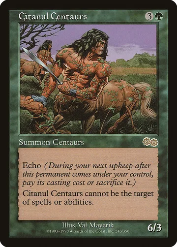 Citanul Centaurs 243, carta de Magic: The Gathering de Urza's Saga