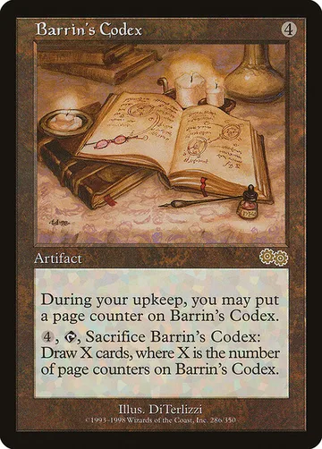 Barrin's Codex 286, carta de Magic: The Gathering de Urza's Saga