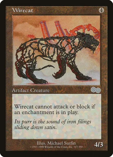 Wirecat 317, carta de Magic: The Gathering de Urza's Saga