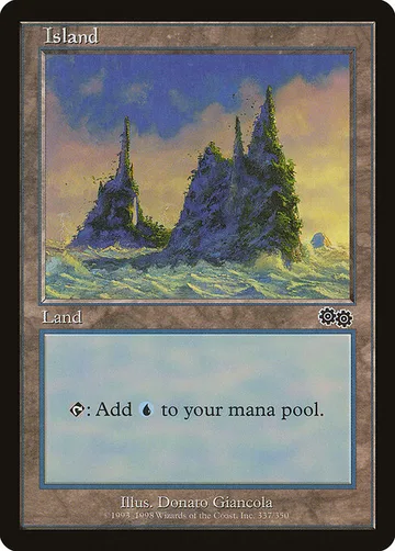 Island 337, carta de Magic: The Gathering de Urza's Saga
