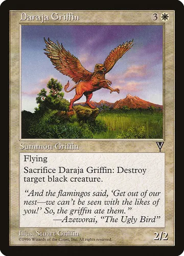 Daraja Griffin 2, carta de Magic: The Gathering de Visions