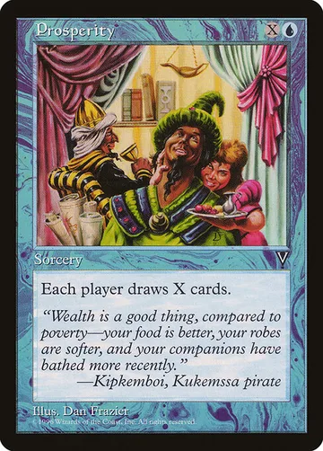 Prosperity 40, carta de Magic: The Gathering de Visions