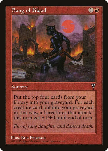 Song of Blood 94, carta de Magic: The Gathering de Visions