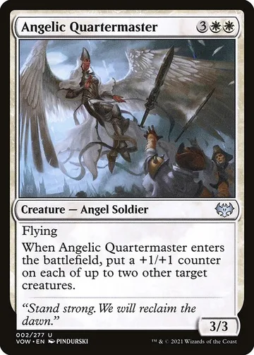 Angelic Quartermaster 2, carta de Magic: The Gathering de Innistrad: Crimson Vow