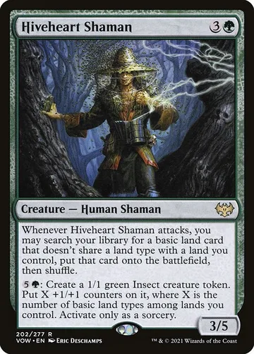 Hiveheart Shaman 202, carta de Magic: The Gathering de Innistrad: Crimson Vow