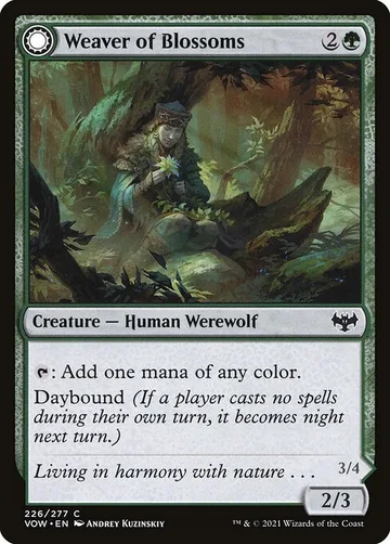 Weaver of Blossoms // Blossom-Clad Werewolf 226