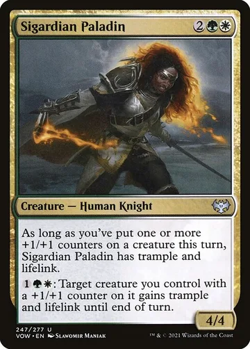 Sigardian Paladin 247, carta de Magic: The Gathering de Innistrad: Crimson Vow