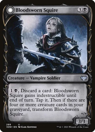 Bloodsworn Squire // Bloodsworn Knight 289
