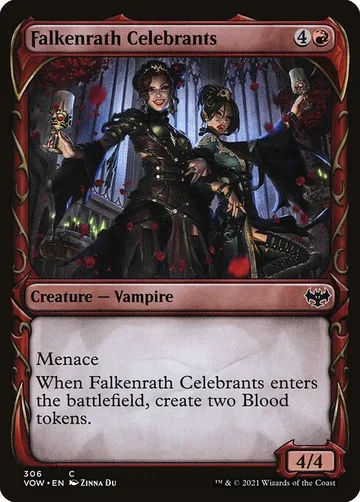 Falkenrath Celebrants 306, carta de Magic: The Gathering de Innistrad: Crimson Vow