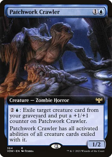 Patchwork Crawler 364, carta de Magic: The Gathering de Innistrad: Crimson Vow