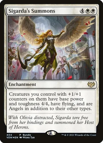 Sigarda's Summons 404, carta de Magic: The Gathering de Innistrad: Crimson Vow