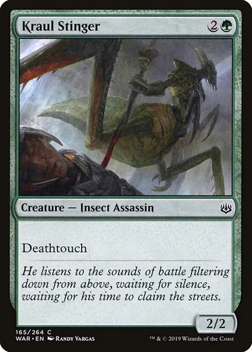 Kraul Stinger 165, carta de Magic: The Gathering de War of the Spark