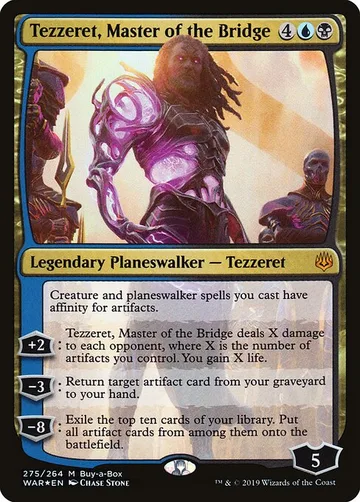 Tezzeret, Master of the Bridge 275, carta de Magic: The Gathering de War of the Spark