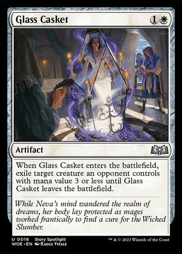 Glass Casket 16, carta de Magic: The Gathering de Wilds of Eldraine