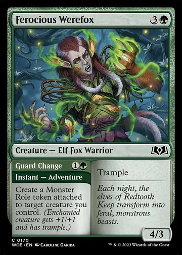 Ferocious Werefox // Guard Change 170