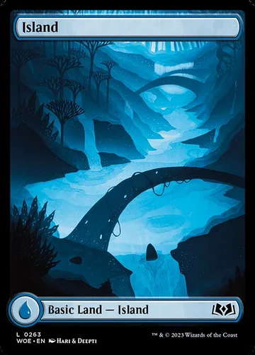Island 263, carta de Magic: The Gathering de Wilds of Eldraine