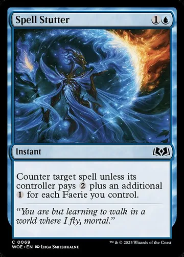 Spell Stutter 69, carta de Magic: The Gathering de Wilds of Eldraine