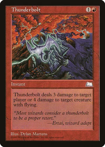 Thunderbolt 115, carta de Magic: The Gathering de Weatherlight