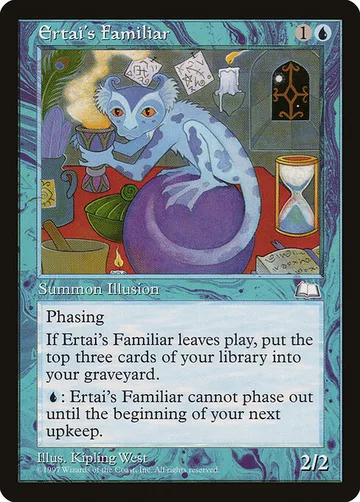 Ertai's Familiar 38, carta de Magic: The Gathering de Weatherlight