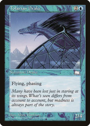 Tolarian Drake 55, carta de Magic: The Gathering de Weatherlight