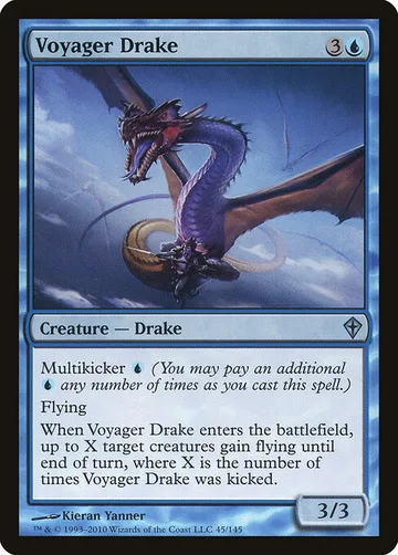 Voyager Drake 45, carta de Magic: The Gathering de Worldwake