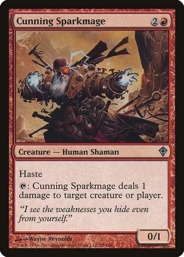 Cunning Sparkmage 79, carta de Magic: The Gathering de Worldwake