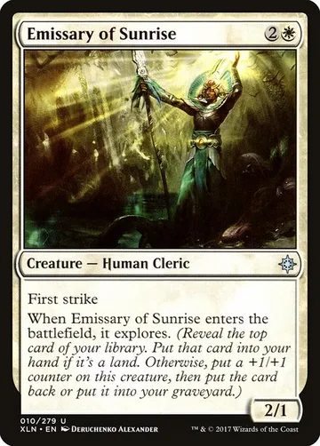 Emissary of Sunrise 10, carta de Magic: The Gathering de Ixalan