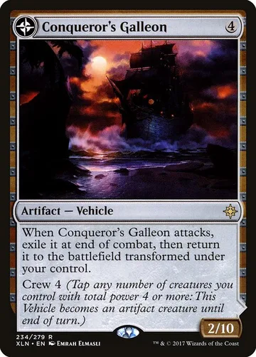 Conqueror's Galleon // Conqueror's Foothold 234, carta de Magic: The Gathering de Ixalan