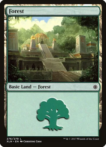 Forest 276, carta de Magic: The Gathering de Ixalan