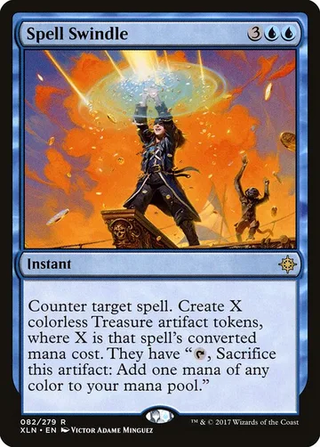 Spell Swindle 82, carta de Magic: The Gathering de Ixalan