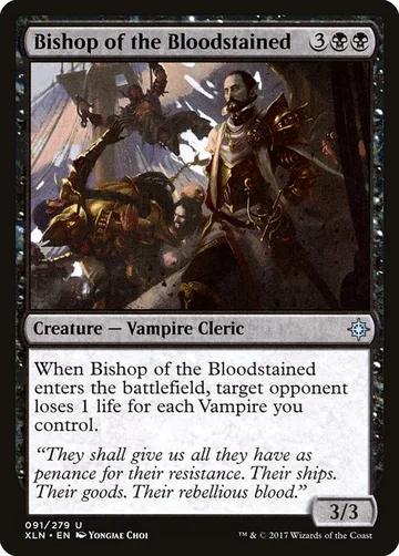 Bishop of the Bloodstained 91, carta de Magic: The Gathering de Ixalan